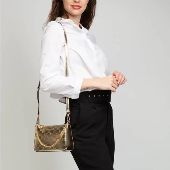 Michael Kors jet set travel pouchette pale gold - Picture 4 of 9